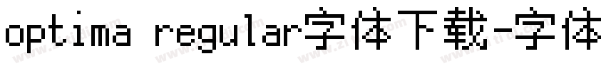 optima regular字体下载字体转换